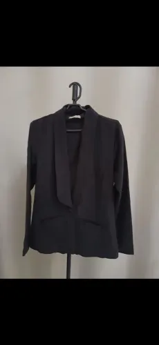 Blazer feminino 2 bolsos funcional tamanho 40-42