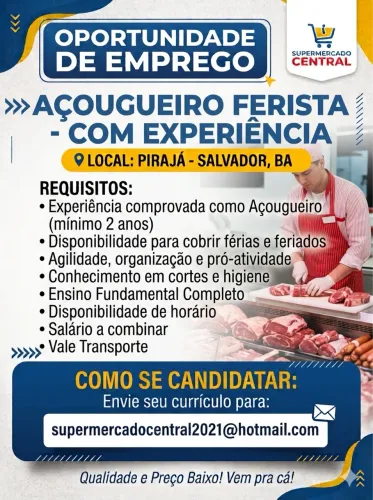 Vagas de emprego