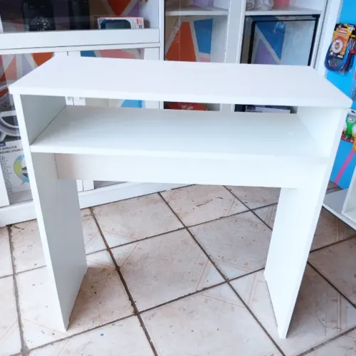 Mesa Manicure 1.1 de MDF 70x77x30cm Suporte Esmaltes Alemódulos