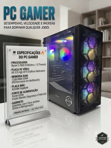 Pc Gamer Ryzen - melhor qualidade e preços de Boa Vista