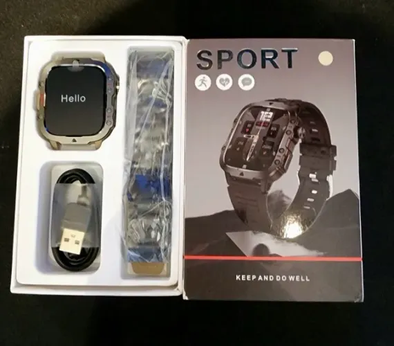 Relógio Xiaomi Militar Smartwatch LAKEYLOYI QX11