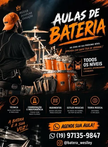Curso de bateria