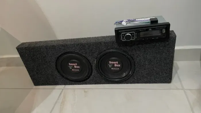 Som JBL Celebrity 150 + Caixa de Sub com 2 auto falantes de 6" Som (para carro)