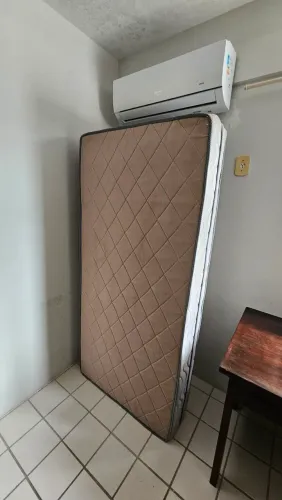 Cama box + Colchão solteiro Ortobom 188x88