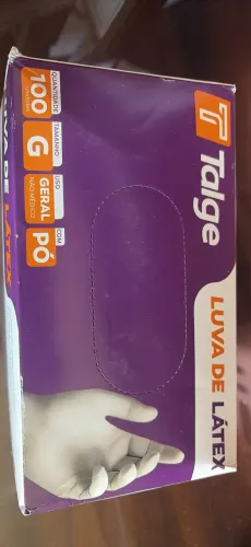 Caixa de luva látex