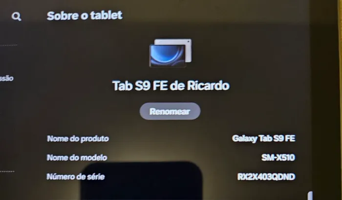 Tablet samsung 11 pol 128gb