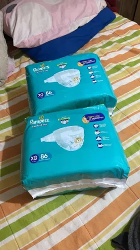 fralda pampers confort sec xg 86