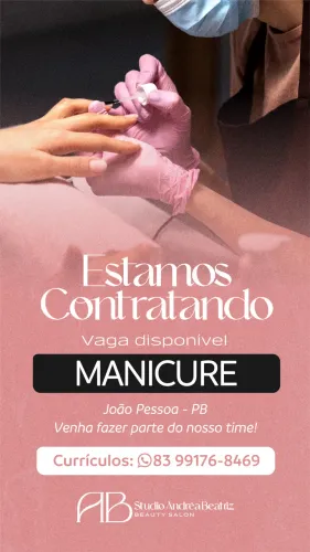 Vaga para manicure