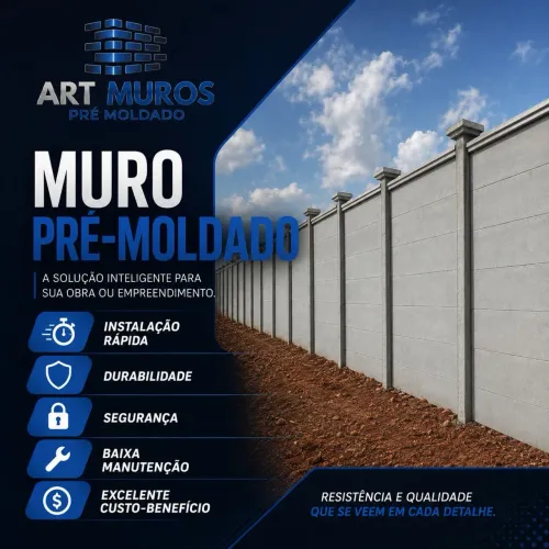 Muro pré moldado