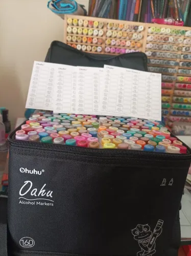 Canetas ohuhu Oahu 160 cores novas nunca usadas originais 