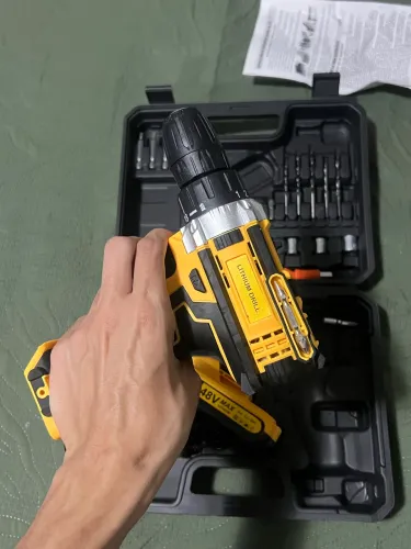 (NOVO) Parafusadeira Sem Fio 48v 2 Baterias