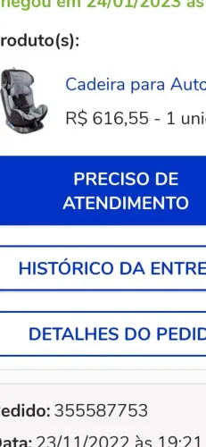 Cadeirinha de carro