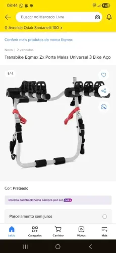 Transbike porta malas Eqmax 3 bikes nunca usaod