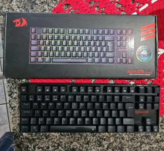 Teclado Mecânico Sem Fio Redragon Kumara Pro Wireless - Kumara K552-BRS