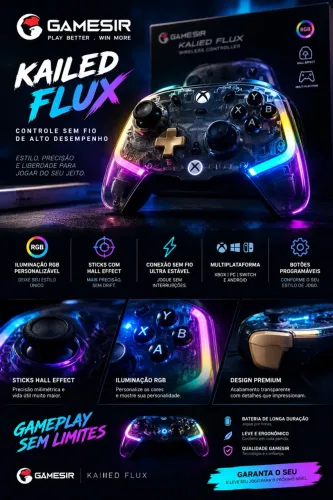 Controle Gamesir Kailed Flux 