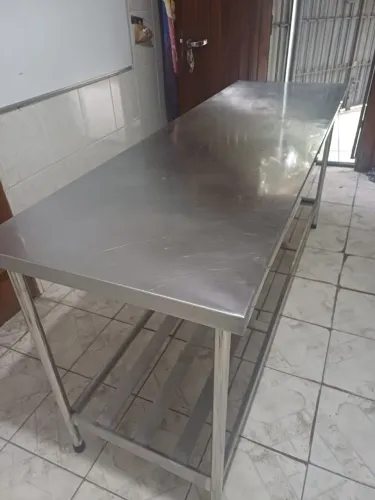 Bancada inox 1,90 x 0,60 cm