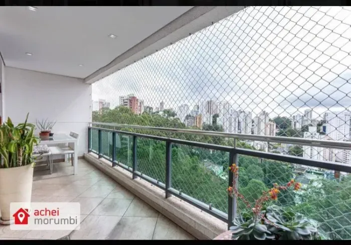 CHROME MORUMBI. BELISSIMO, NOVO , COMPLETO, ACABAMENTO SUPERIOR, VARANDA GOURMET COM LINDA