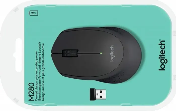Mouse ergonômico Logitech.