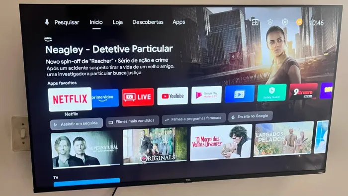 Smart TV TCL 43? Google TV Impecável, Sem Riscos + 2 Controles