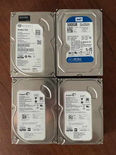 Lote 5 HDs 500GB