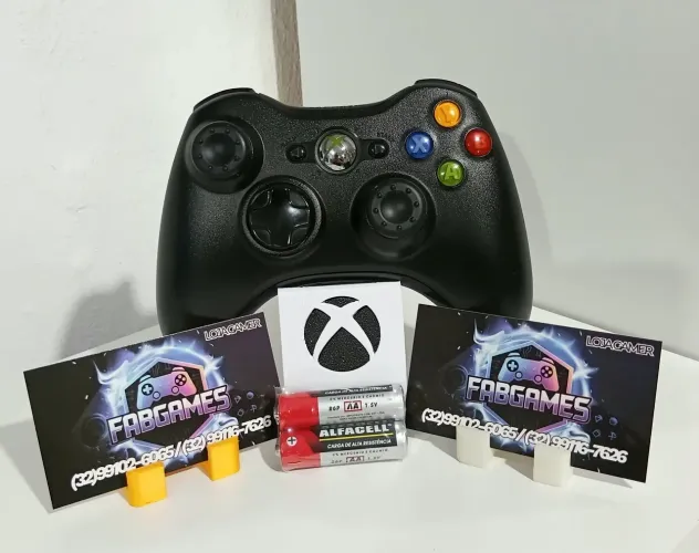 Controle Xbox 360 original sem fio. Aqui na LOJA FABGAMES ? Loja física ? 