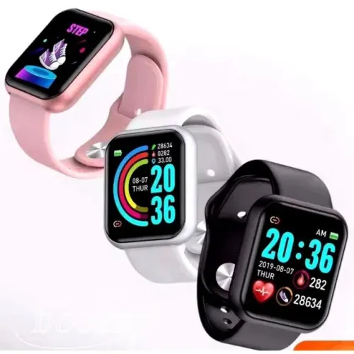 Relogio D20 Pro Y68 Inteligente Smartwatch Esportivo Bluetooth Android/iOS