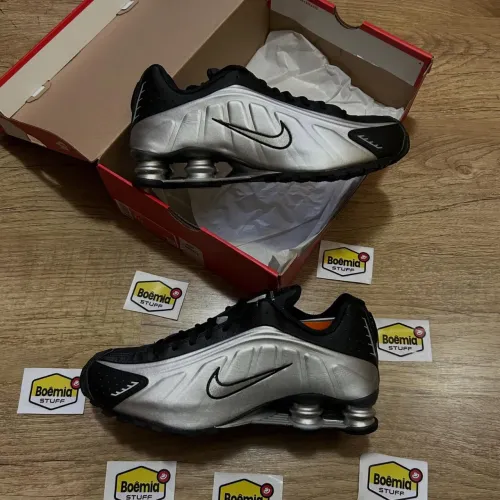 Shox R4 Silver 