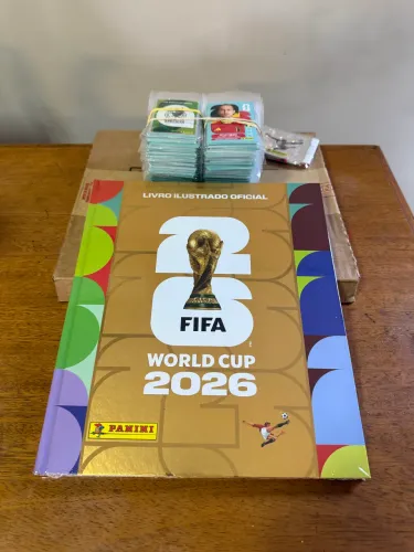 ? ÁLBUM OURO COPA DO MUNDO FIFA 2026 + 900 FIGURINHAS ?