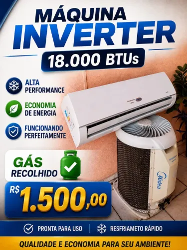 Vende -se ar condicionado 18.000 mil BTUs