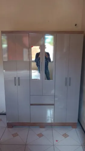 Guarda roupa 7 portas e 01 Gaveta Escócia - Entrega Imediata!