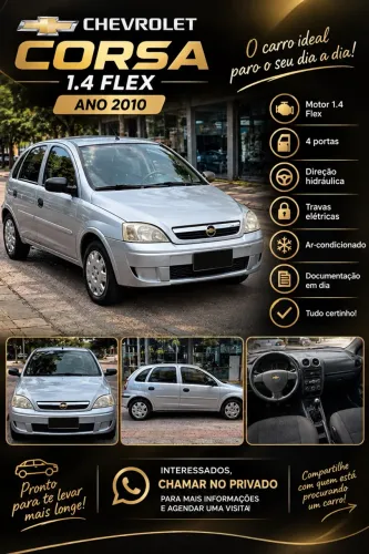 Chevrolet Corsa Hat. Maxx 1.4 8V Econoflex 5P 2010