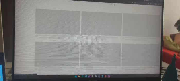 Monitor Acer 24" com defeito