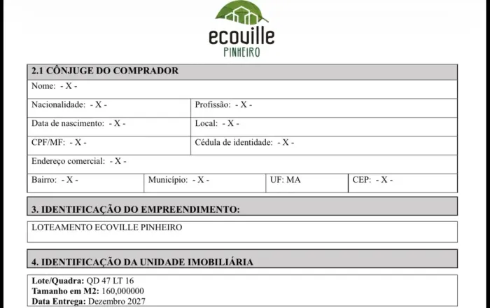 Repasse de Lote no Ecoville Pinheiro - Excelente Localização
