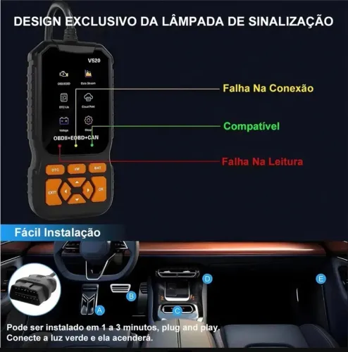 Scaner Automotivo OBD-ll diagnóstico preciso !