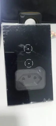 INTERRUPTOR INTELIGENTE COMANDO DE VOZ WIFI ALEXA COM TOMADA