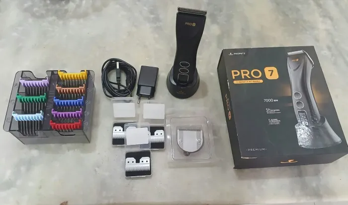 Máquina de tosa Pro7 Propetz e jogo de adaptadores