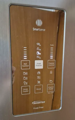 Refrigerador Panasonic 480L Inverter  Aço Escovado EXCELENTE ESTADO 