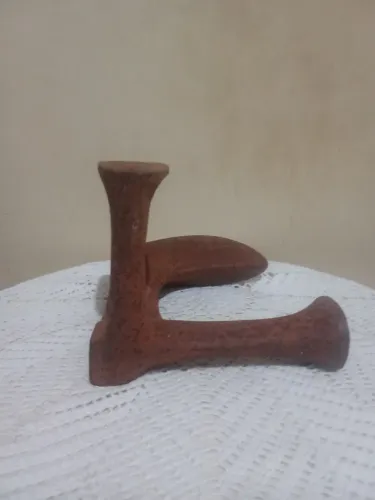 Pé de ferro antigo sapateiro