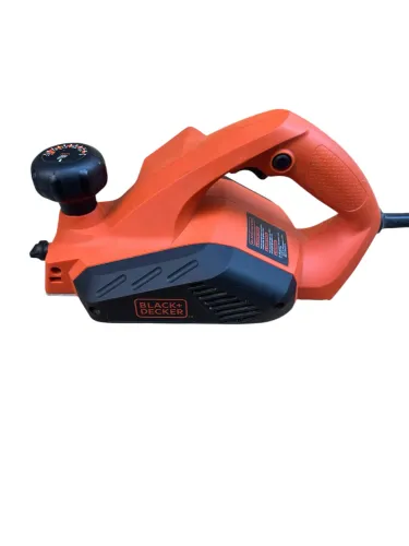 Plaina Elétrica Profissional 3.1/4 650W 7698 Black Decker cor laranja