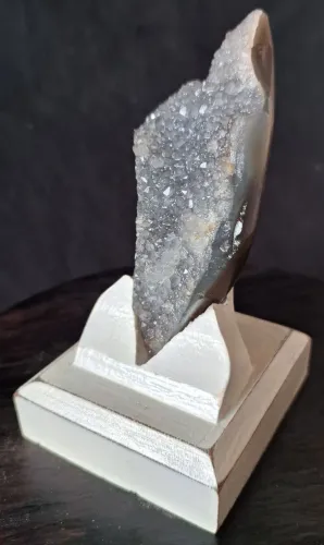 pedra de Ágata com cristais 