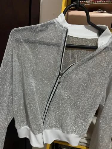 Casaco de glitter