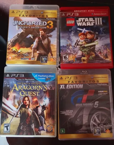 Jogos de PS3 50R$ cada ou 150 + um de graça
