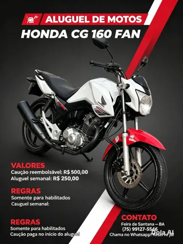 Motos para alugar *