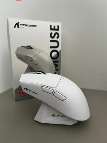 MOUSE GAMER ATTACK SHARK X11 - SEM FIO, LEVE E PRECISO