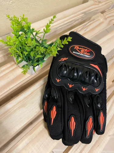 Kit C/ 2 Pares de Luva Moto Racing Biker com Proteção | Segurança e Estilo Esportivo
