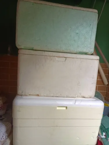 Caixas de isopor