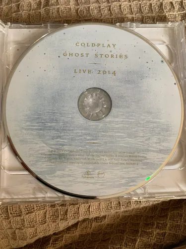 Cd dvd coldplay ghost stories live 2014