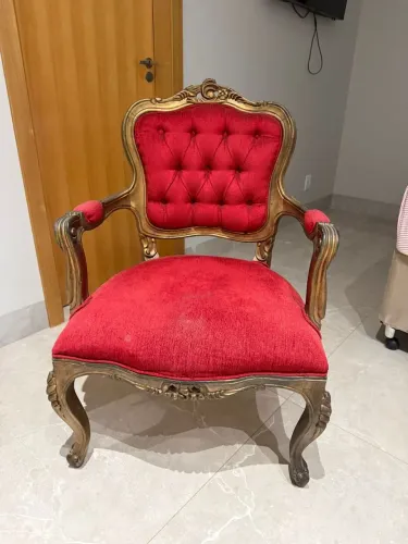 Cadeira estilo Luis xv