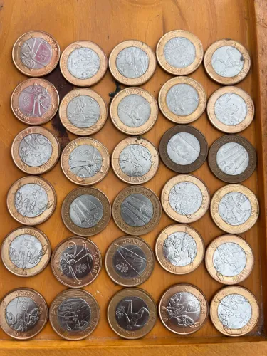Moedas colecionáveis 