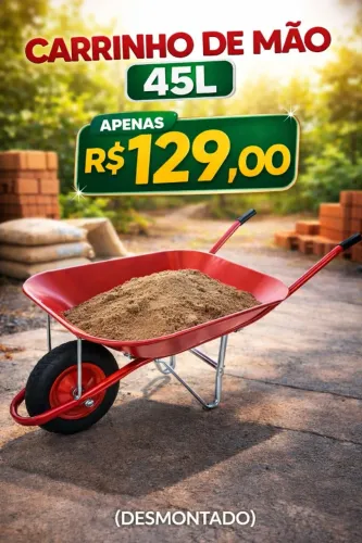 CARRINHO DE MÃO 45L